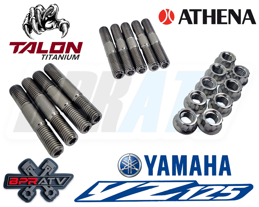 Yamaha YZ125 YZ 125 X TITANIUM Athena Cylinder Head Bolts Studs Cylinder to Case