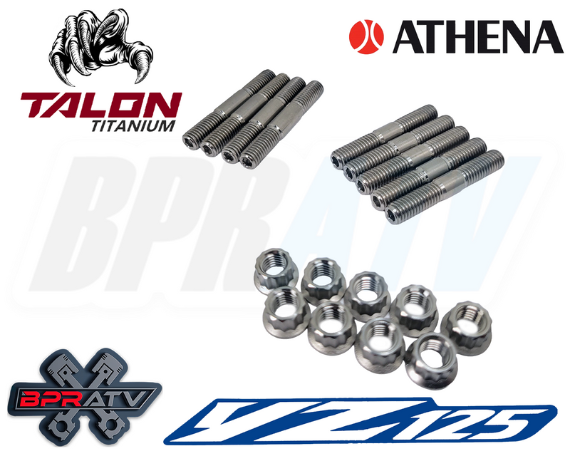 Yamaha YZ125X YZ 125X TITANIUM Athena Cylinder Head Bolts Studs Cylinder to Case