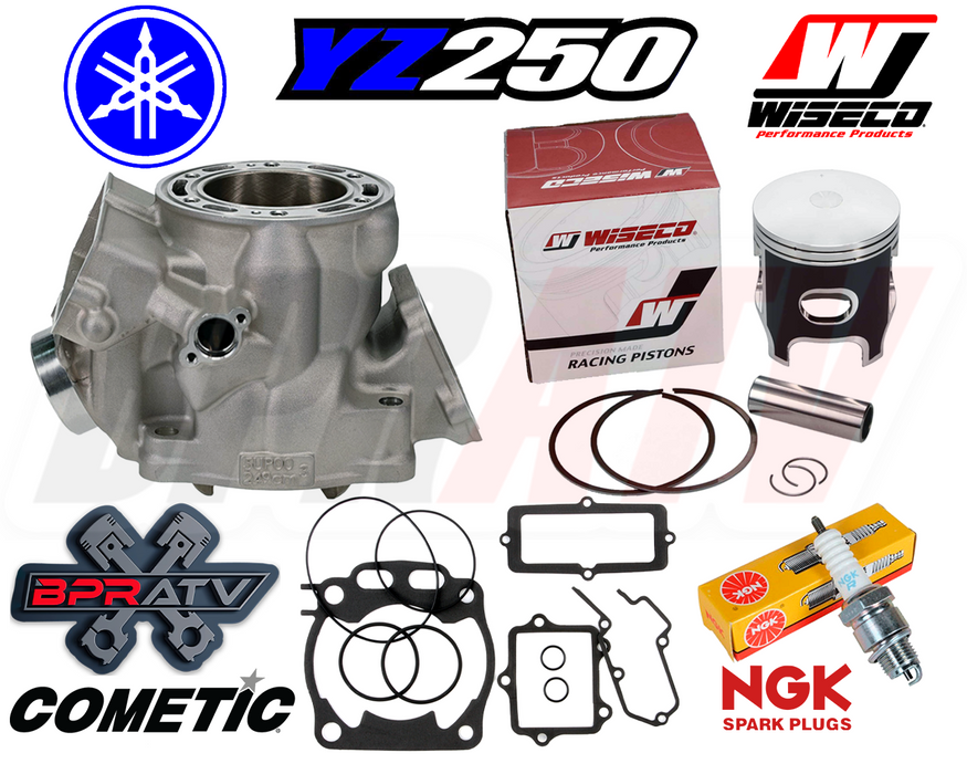 Yamaha YZ250 YZ 250 Top End Rebuild Kit Cylinder Wiseco Piston Cometic 1999-2024