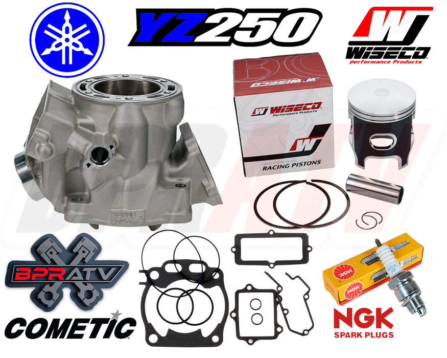 YZ250 YZ 250 BIG BORE Cylinder 72mm Cylinder Head Power Valve Wiseco Top End Kit