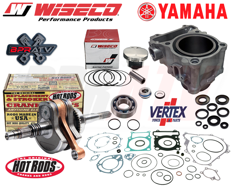 Wolverine 450 FX Stock Cylinder Crank Wiseco Piston Simple Complete Rebuild Kit
