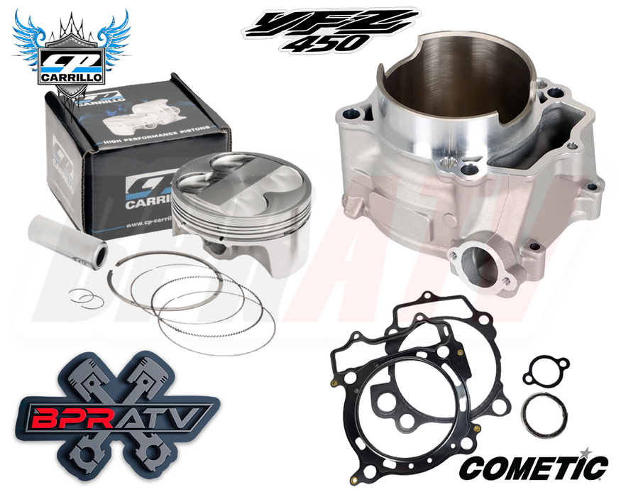 YFZ450R YFZ450X YFZ 450R 95mm Stock Bore Cylinder CP 13.75:1 Piston Rebuild Kit