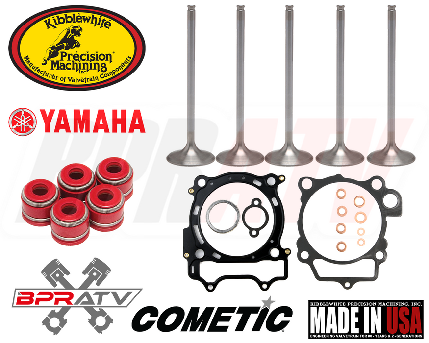 Yamaha YFZ450R YFZ 450R Complete Kibblewhite Valve Kit & 98mm Cometic Top Gasket