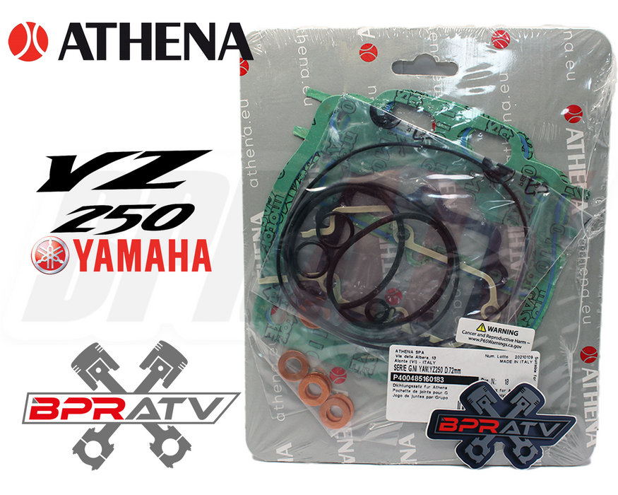 Yamaha YZ250 YZ 250 2 Stroke ATHENA Big Bore 72 mil Top End Gasket Kit All Years