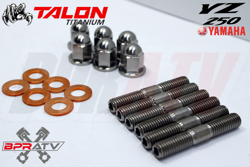 YZ250 YZ 250 ATHENA Big Bore 72mm Top End Gasket TITANIUM Cylinder Head Stud Kit