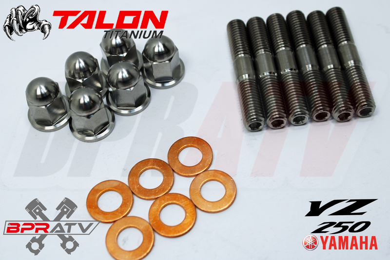 YZ250 YZ 250 ATHENA Big Bore 72mm Top End Gasket TITANIUM Cylinder Head Stud Kit